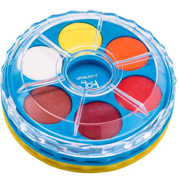 AQUARELA JOY - 12 CORES - ESTOJO EMPILHÁVEL LEO&LEO em Oferta na Shopee