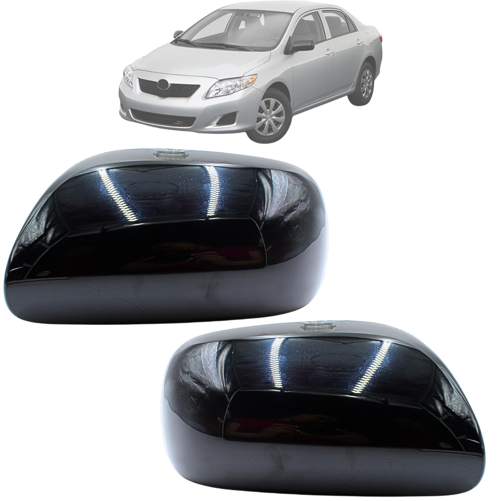 Jogo 2 Capas Retrovisor Corolla 2009 Ate 2011 2012 2013
