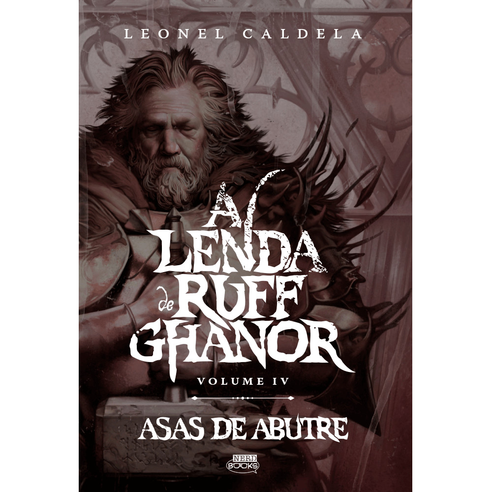 Capa do livro Livro - A Lenda de Ruff Ghanor Vol. 4 - Asas de Abutre - por Leonel Caldela - Editora Jambô