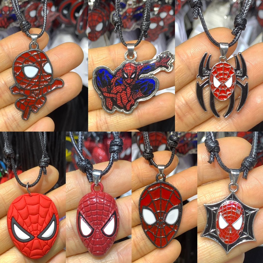 Colar Homem Aranha Spider Man Marvel Heroi Vingadores Unissex