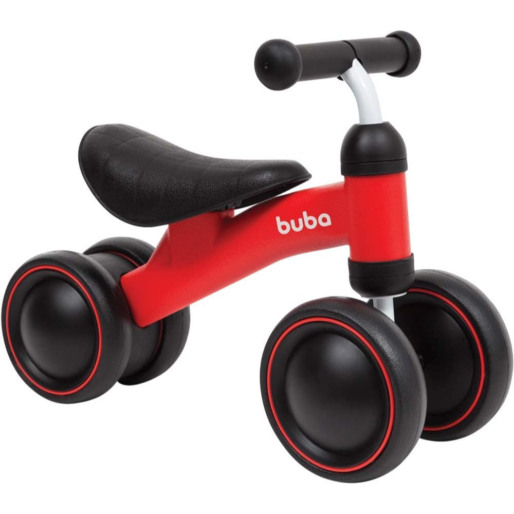 BICICLETA DE EQUILIBRIO 4 RODAS - VERMELHO BUBA