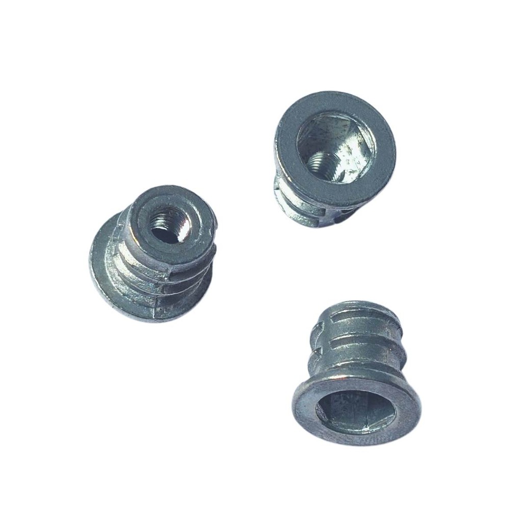 Bucha Americana Para Madeira 1/4x10 Zamak 10 Peças