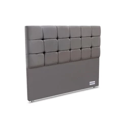 Cabeceira Cama Box Estofada Piave Linho Queen - Linho Cinza - Ortobom