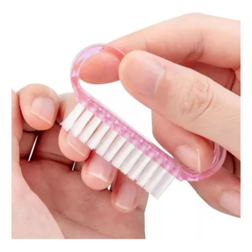 1 Escovinha Para Limpeza De Unhas Manicure E Pedicure