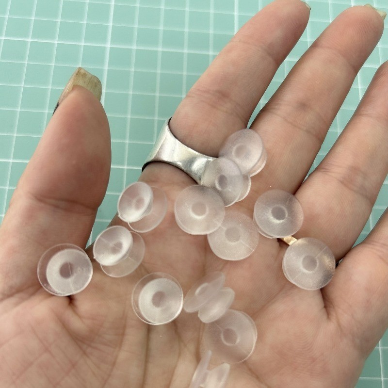 5 Pçs/set Botões De Plástico Transparente Buraco Sapato Ornamentos Para DIY Sapatos Encantos Crianças Croc Pinos Acessór