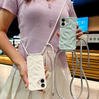 Meteorito Crossbody Cordão Silicone Caso De Telefone Para IPhone 16 15 14 13 12 11 Pro Max 14 15 Plus Capa À Prova De Ch em Oferta na Shopee