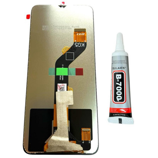 Frontal Tela Display Para Infinix Smart 6 X6511 Original Vivid + Cola 15ml