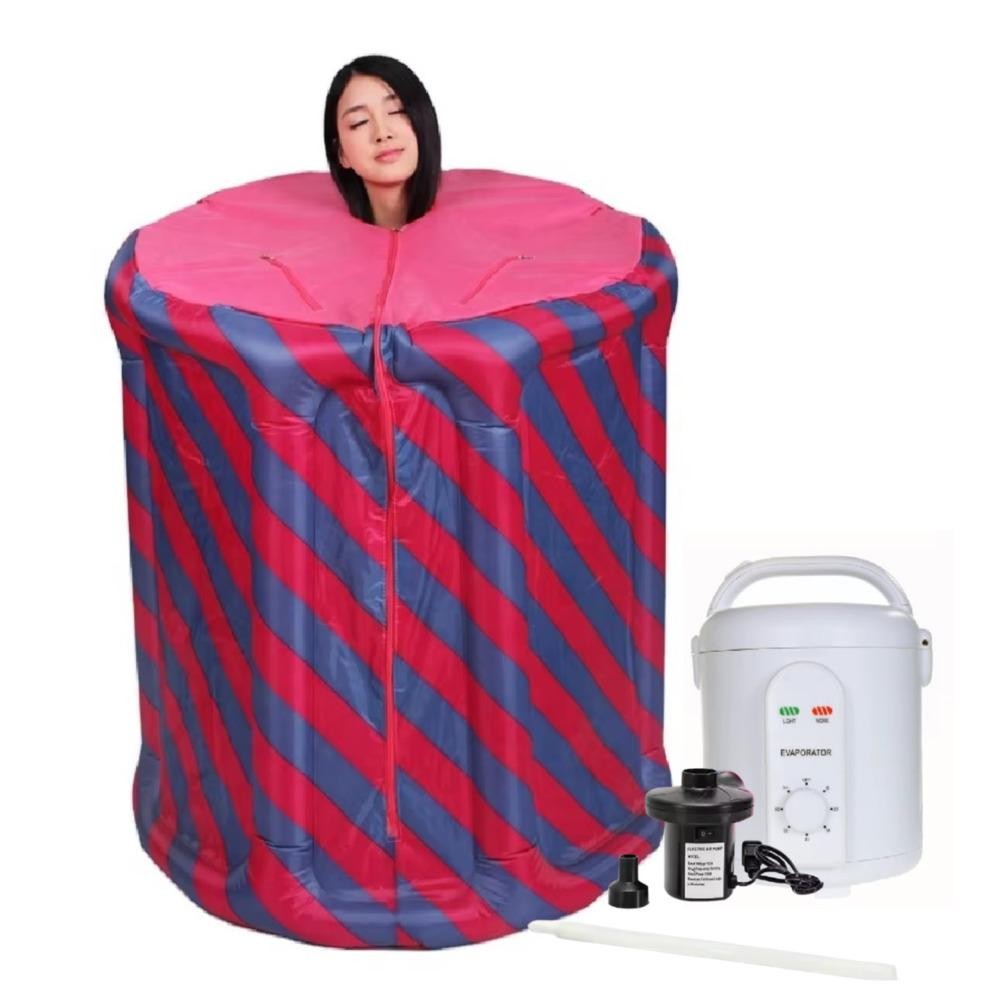 Sauna Portátil a Vapor Individual SPA Caseiro Inflável Detox Relaxamento Emagrecimento Elétrica 220V