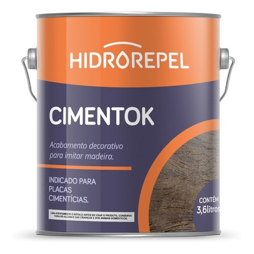 Cimentok Gel Envelhecedor Imitar Madeira 3,6L - INCOLOR