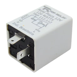 Relé Controle Pisca 12V 2 Terminais 120W Modelo Universal