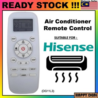 Substituição De Controle Remoto Do Ar Condicionado HISENSE Air Cond Aircon Aircond em Oferta na Shopee