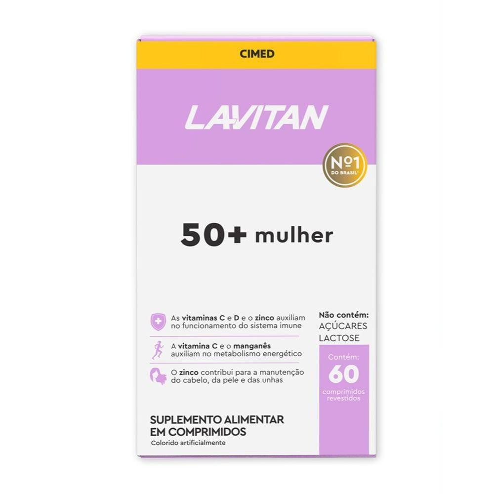 Lavitan 50+ Mulher Com 60 Comprimidos Revestidos