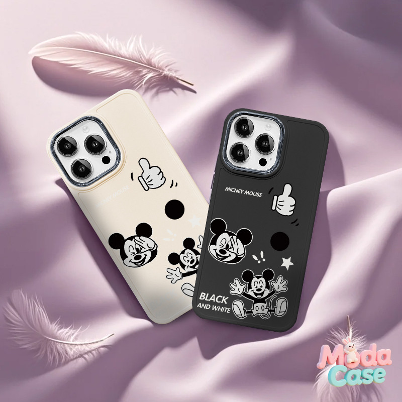 Nova Capa Padrão feminina Disney Mickey Couple's comics capa com iPhone 6 7 8 11 12 13 14 15 XR XS Pro Max