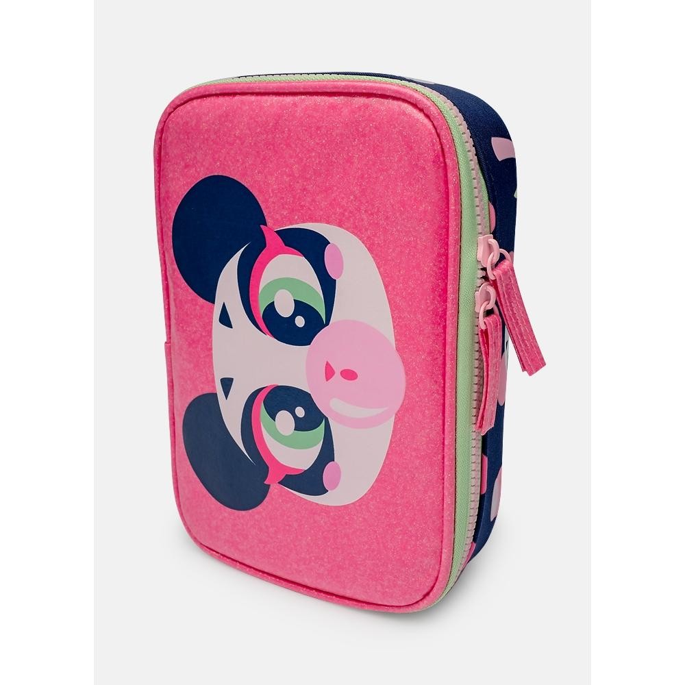 Estojo Grande Panda Miami - Puket em Oferta na Shopee