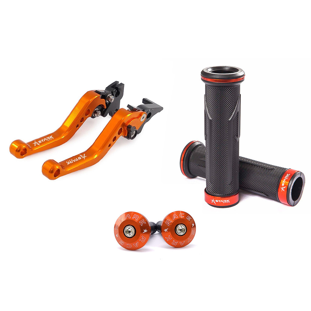 Kit Manete Manopla Peso Tampa Ninja 250 300 400 Z400 Z300