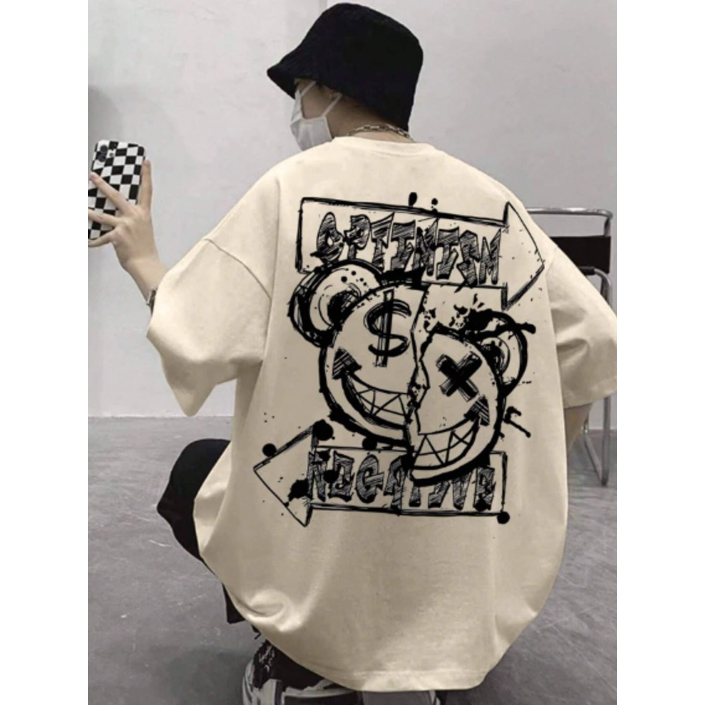 Camiseta Oversized Streetwear Masculina Bear 100% Lançamento