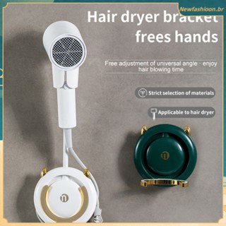 Suporte Universal Para Secador De Cabelo , Sem Perfuração , Montado Na Parede , Ajustável , Preguiçoso , Acessório De Ba em Oferta na Shopee