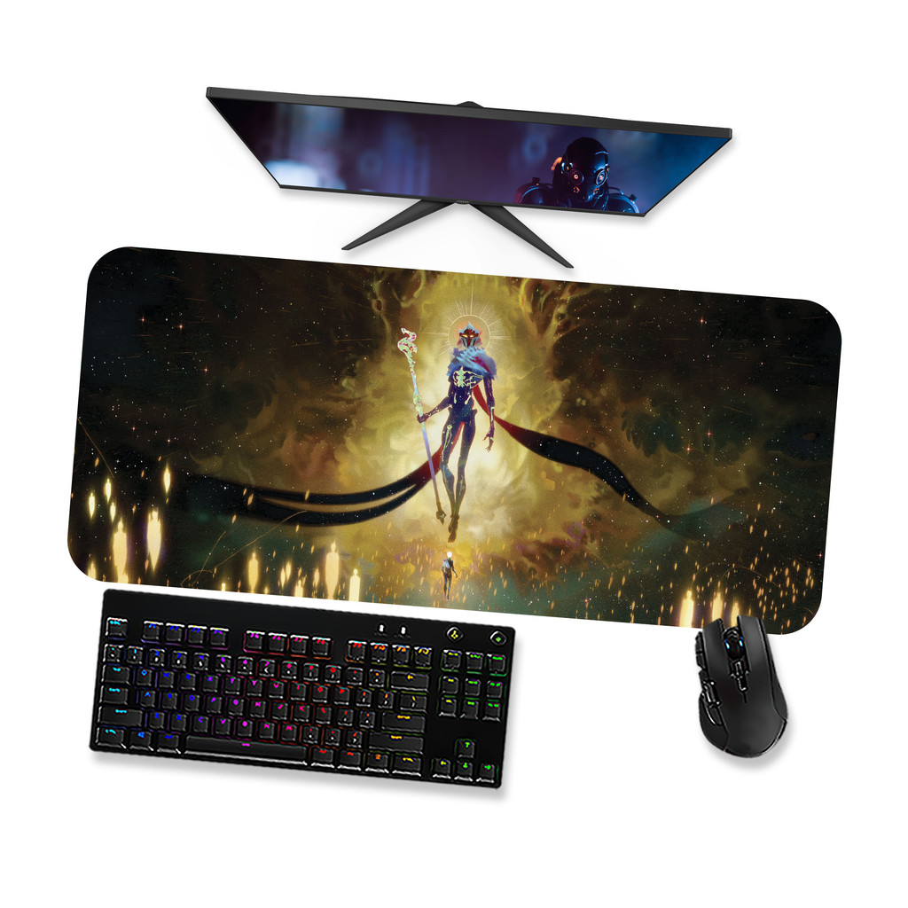 Mouse Pad Gamer - ARCANE JAYCE E VIKTOR 1   - Mousepad Grande 90x40 80x40 60x40 70x30