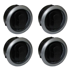 Kit 4 Difusor Ar Prisma 2008 2009 2010 2011 2012 2013 Prata