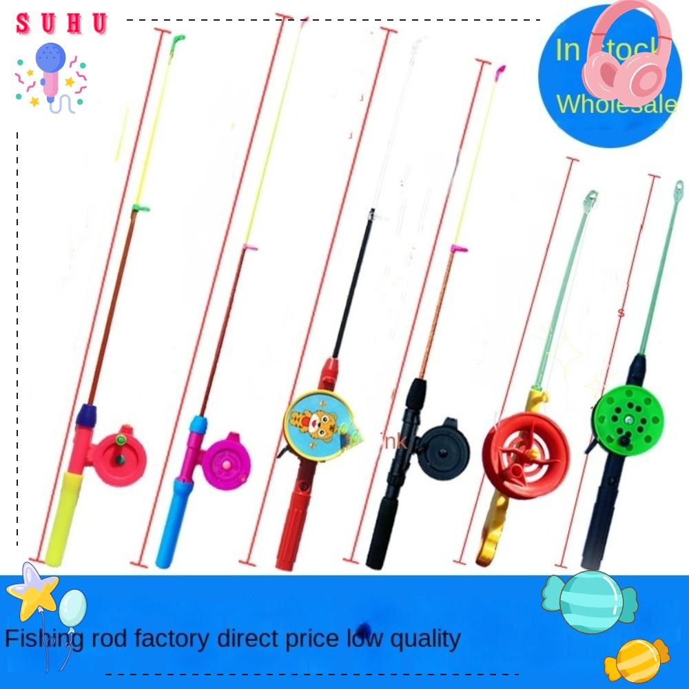 Varas De Pesca No Gelo SUHU , Vara Retrátil Para Crianças Portátil De 35/40/75/80 Cm em Oferta na Shopee