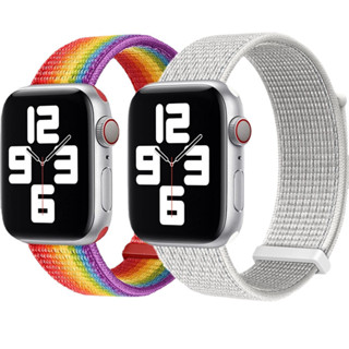 Pulseira De Nylon Para apple Smartwatch Relógio Inteligente 38/40/41mm 42/44/45/49mm em Oferta na Shopee