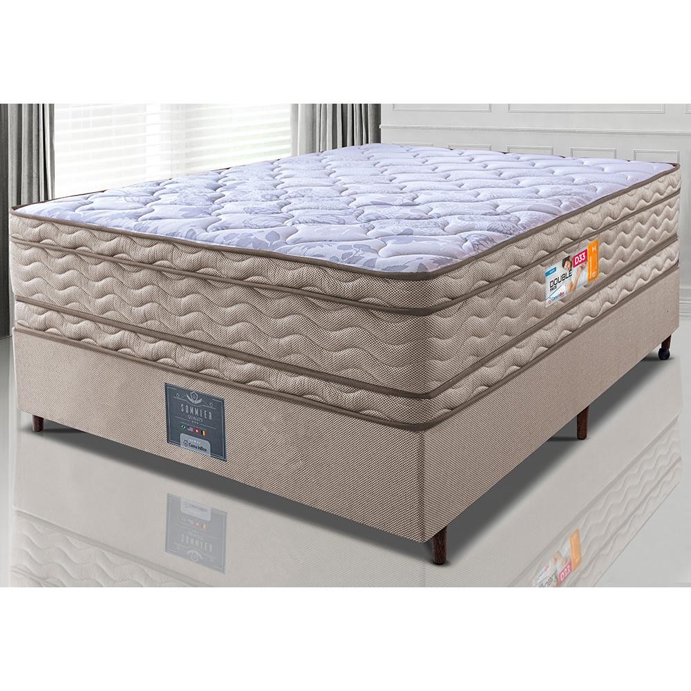 Camas Box Casal + Colchão Espuma D33 - Comprar com Melhor Preço em Roupas de Cama