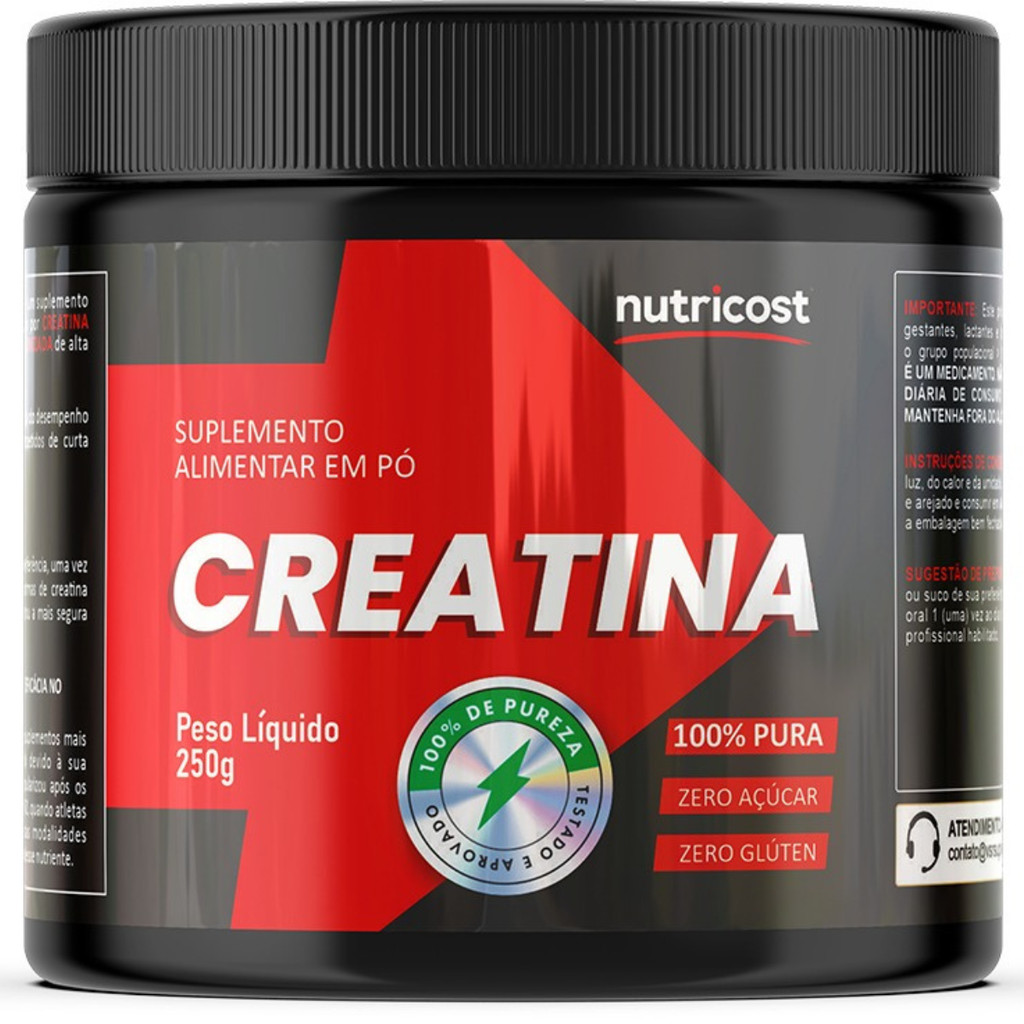 Creatina em Pó Mesma da Masterway Creatina 100% Pura Pote 300g - Miniatura 2