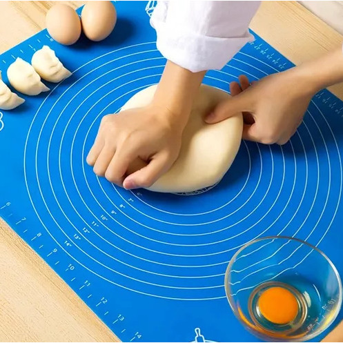 Tapete Culinário de Silicone Antiaderente 50 x 40cm Silpat Confeitaria Abrir Massa Multifunções Esteira