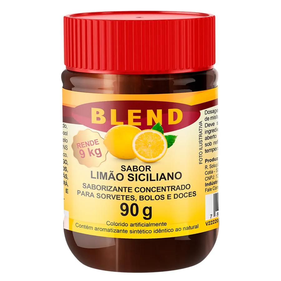 Pasta Saborizante Concentrada de Limão Siciliano 90g - Blend em Oferta na Shopee