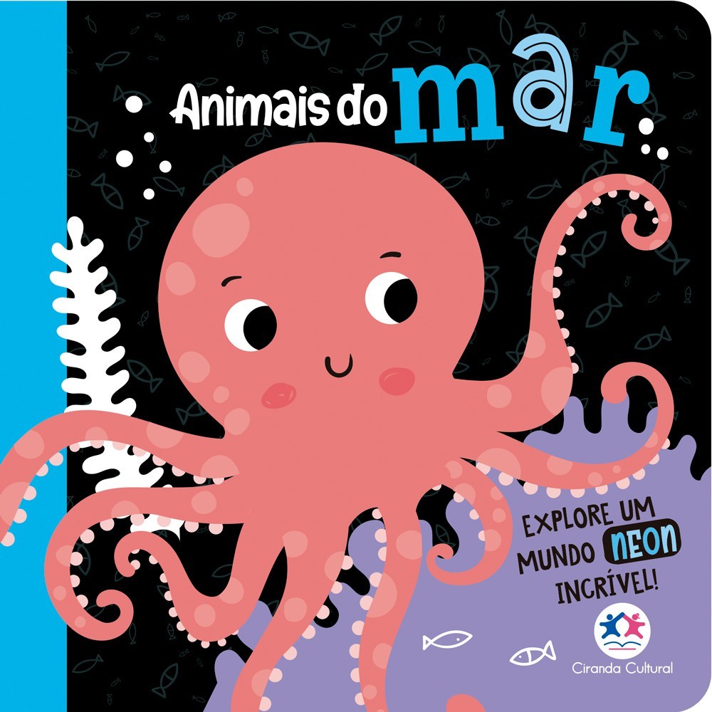 Livro Cartonado Animais do mar em Oferta na Shopee