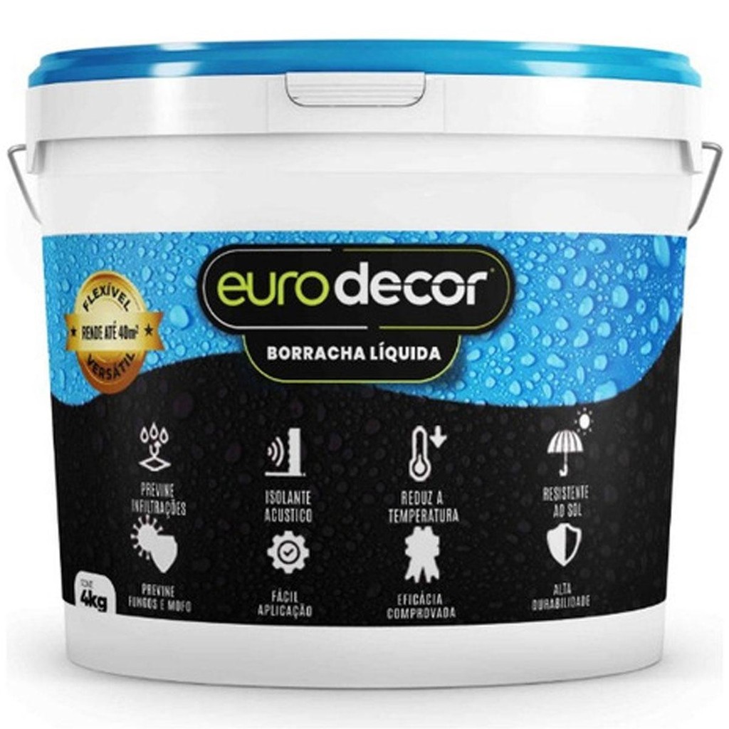 Borracha Líquida Shark Eurodecor 4Kg