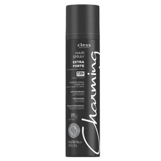Fixador de Cabelo Extra Forte Charming Cless Jato Seco Antiumidade Ação Duradoura 150ml em Oferta na Shopee