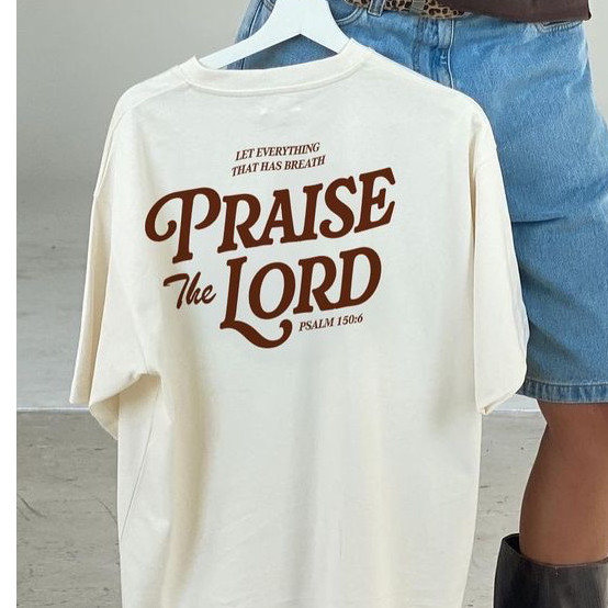 Camiseta Unissex Deus Jesus Praise The Lord Religiosa