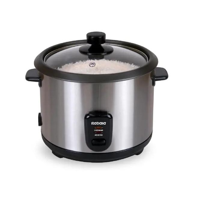 Panela Arroz Elétrica Itatiaia 8 Xícaras Inox Antiaderente