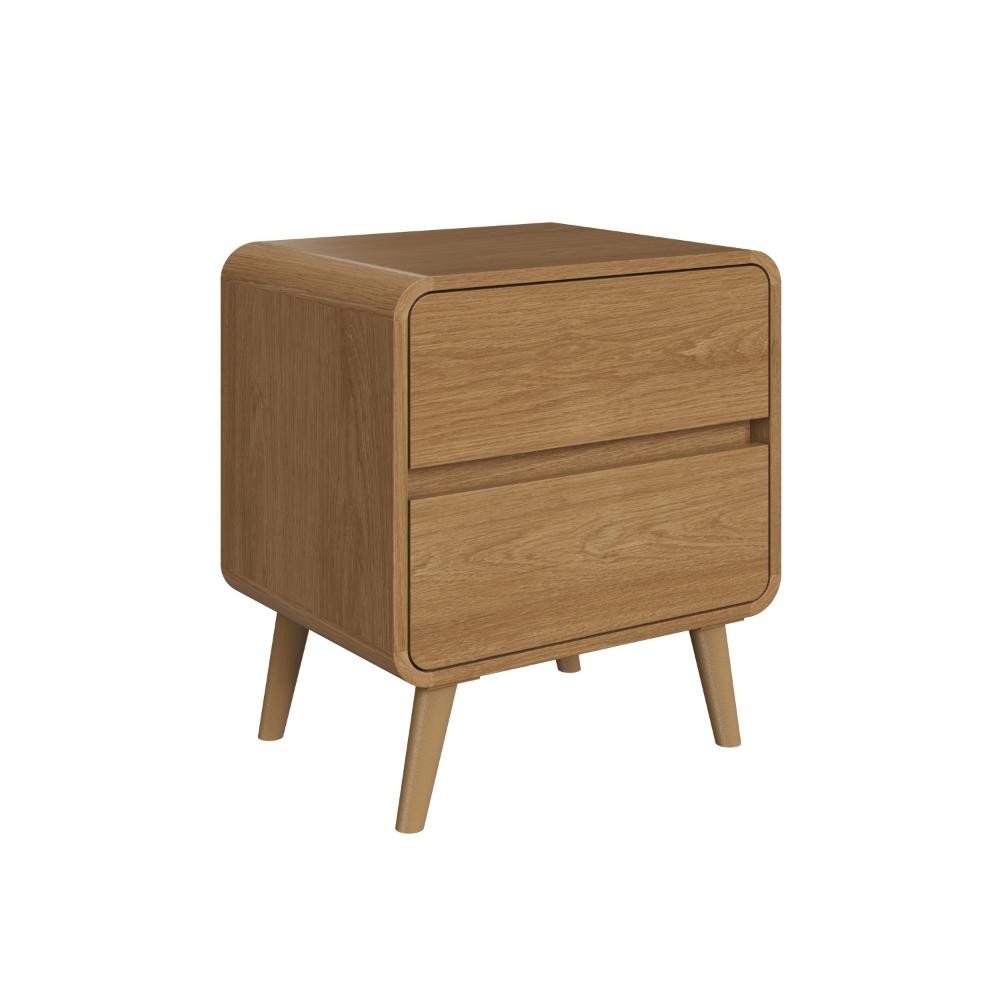 Mesa de Cabeceira com 2 Gavetas Carvalho Xingu – Completa Móveis em Oferta na Shopee