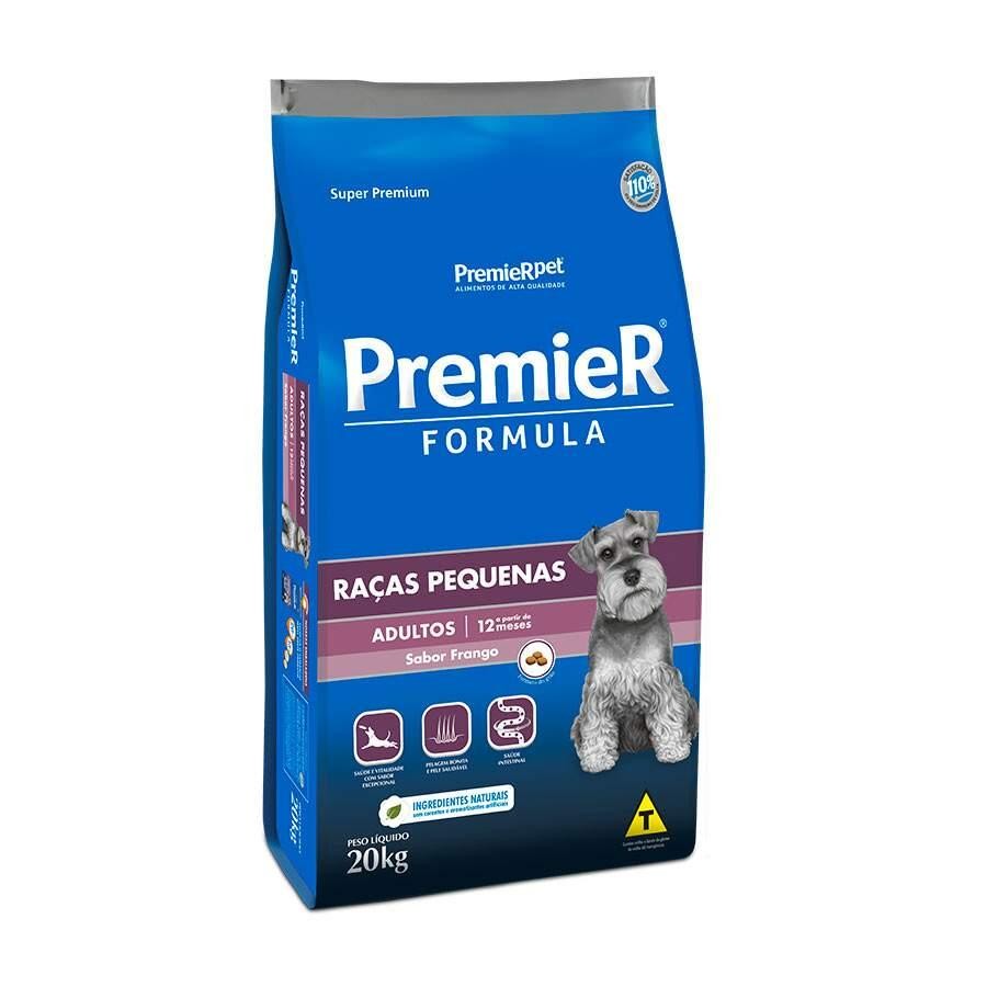 Ração Premier Pet Fórmula Cães Adultos Raças Pequenas 20kg