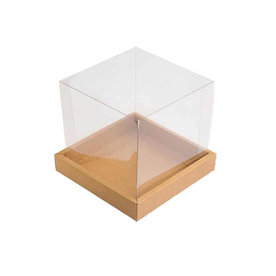 Caixa para Panetone 250g (12cm x 12cm x 12cm) Kraft  100 unidades Assk