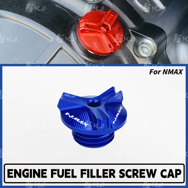 Para Yamaha NMAX 160/155/125/TURBO/NEO Tampa De Enchimento De Óleo Do Motor Final Tanque Porca Acessórios Peças