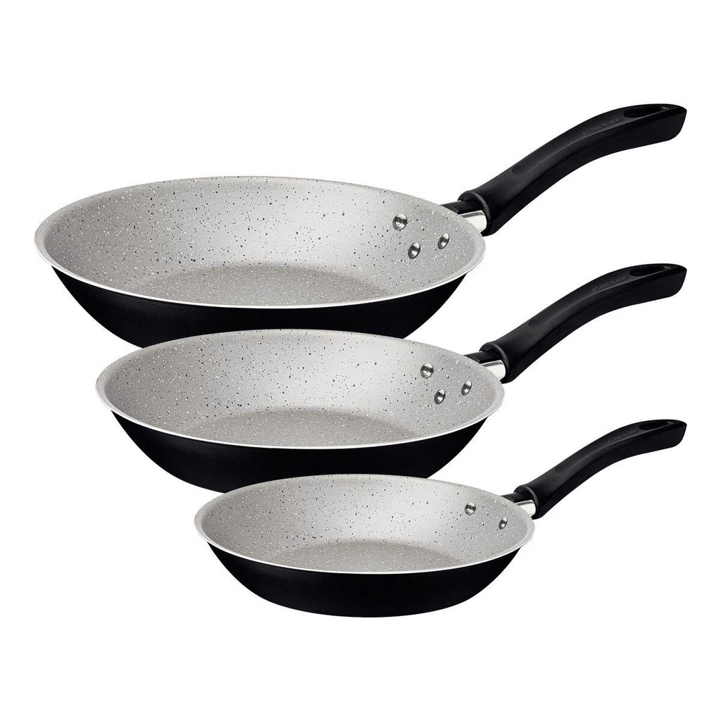 Jogo de Frigideiras em Alumínio Antiaderente 3 Peças (20297/909) - Tramontina em Oferta na Shopee