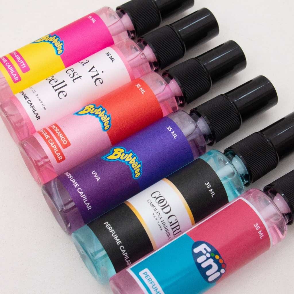 Kit Perfume Cabelo (Capilar Feminino e Masculino) 35ml