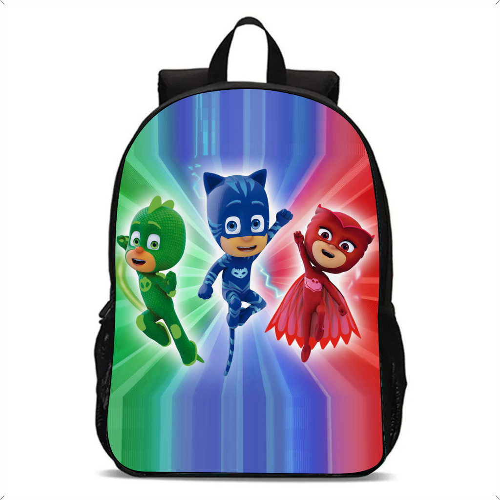 Mochila Infantil Escolar PJ Masks Meninos Animação Desenho Animado