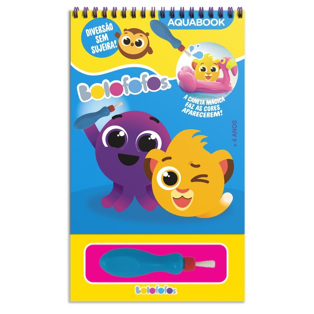 Bolofofos Aquabook - com Caneta Mágica