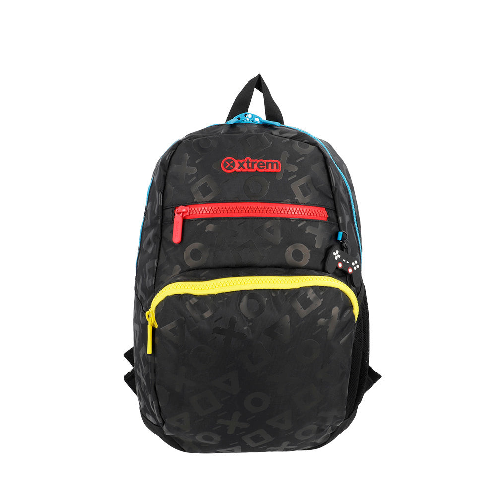 Mochila infantil Xtrem Bolt Gamer Preta - Baby & Kids Fashion