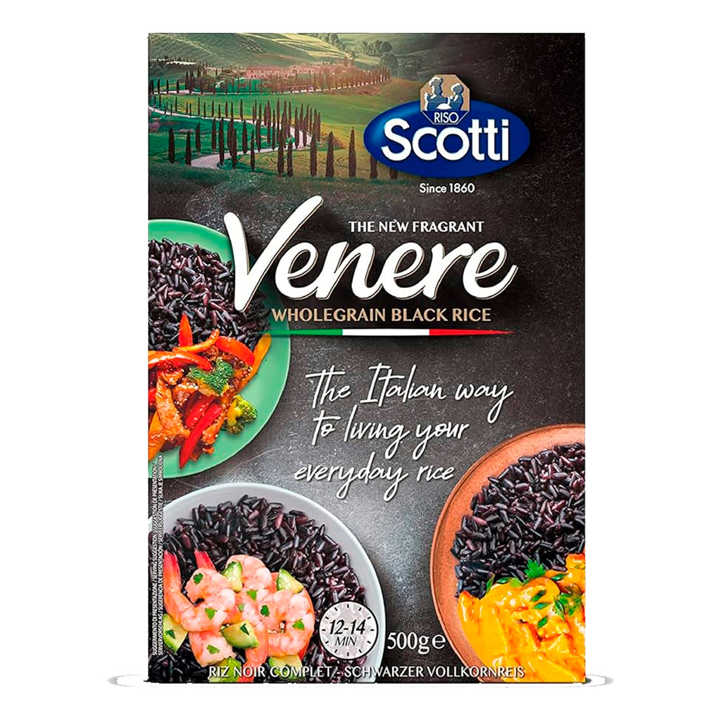 ARROZ NEGRO SCOTTI INTEGRAL VENERE 500G em Oferta na Shopee