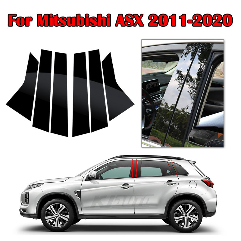 Mitsubishi Asx 2011-2020 Modelo-Específico Espelho Centro Pilar Bc Adesivos Decoração Da Janela Do Carro Acessórios De M