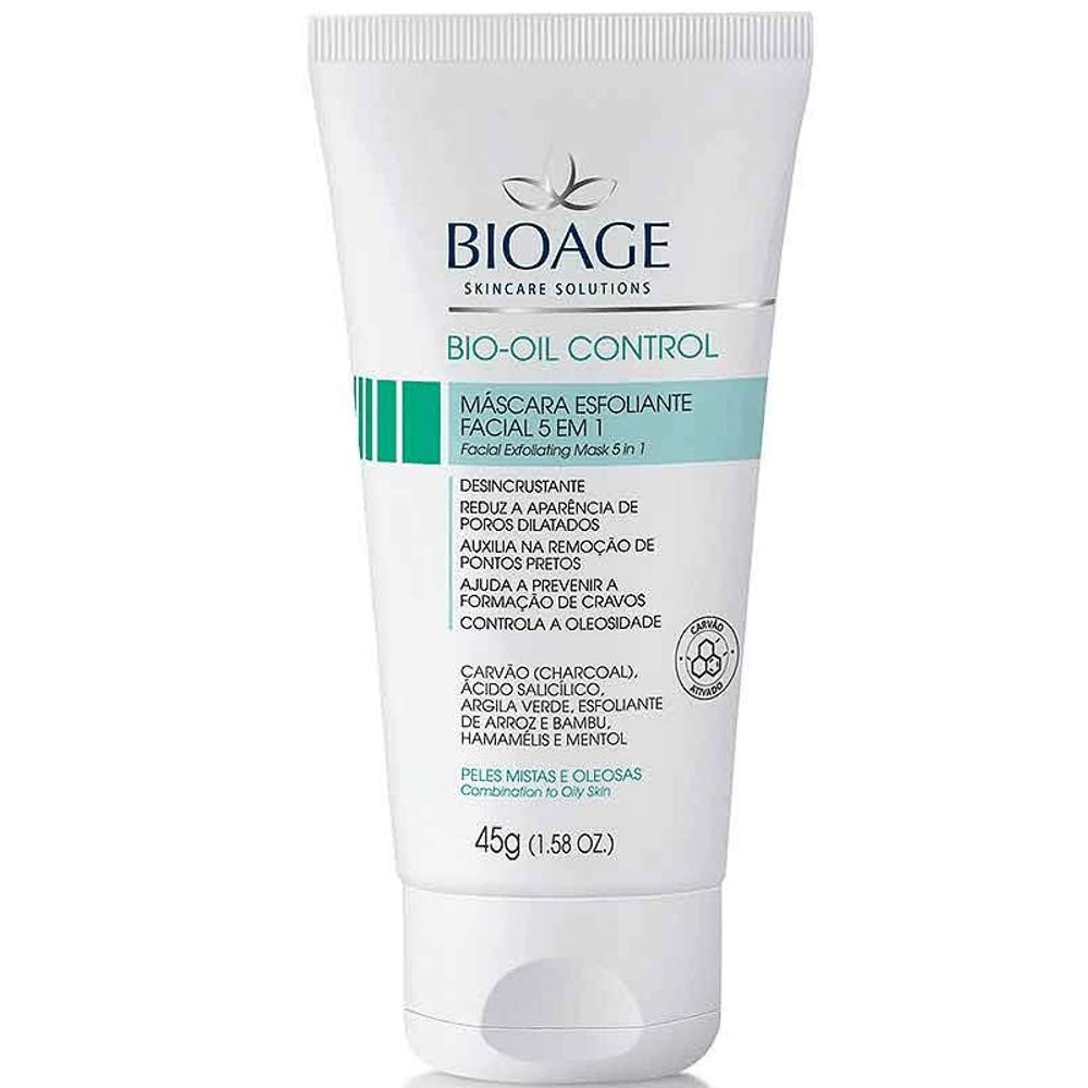 BIOAGE MÁSCARA ESFOLIANTE FACIAL BIO-OIL CONTROL 45G 1010-A