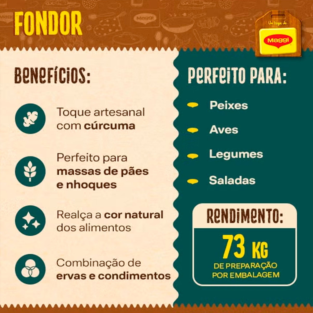 Tempero Pronto Maggi Profissional 1,1kg – Sabor e Suavidade para seu Restaurante ou churrascaria — imagem 2 de 2