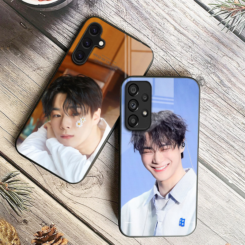astro kpop moonbin 01capa De Telefone De Vidro Para Samsung Galaxy A14 A16 A30 A22 A32 A33 A34 A40 A42 A55 4G A52 A53 A5