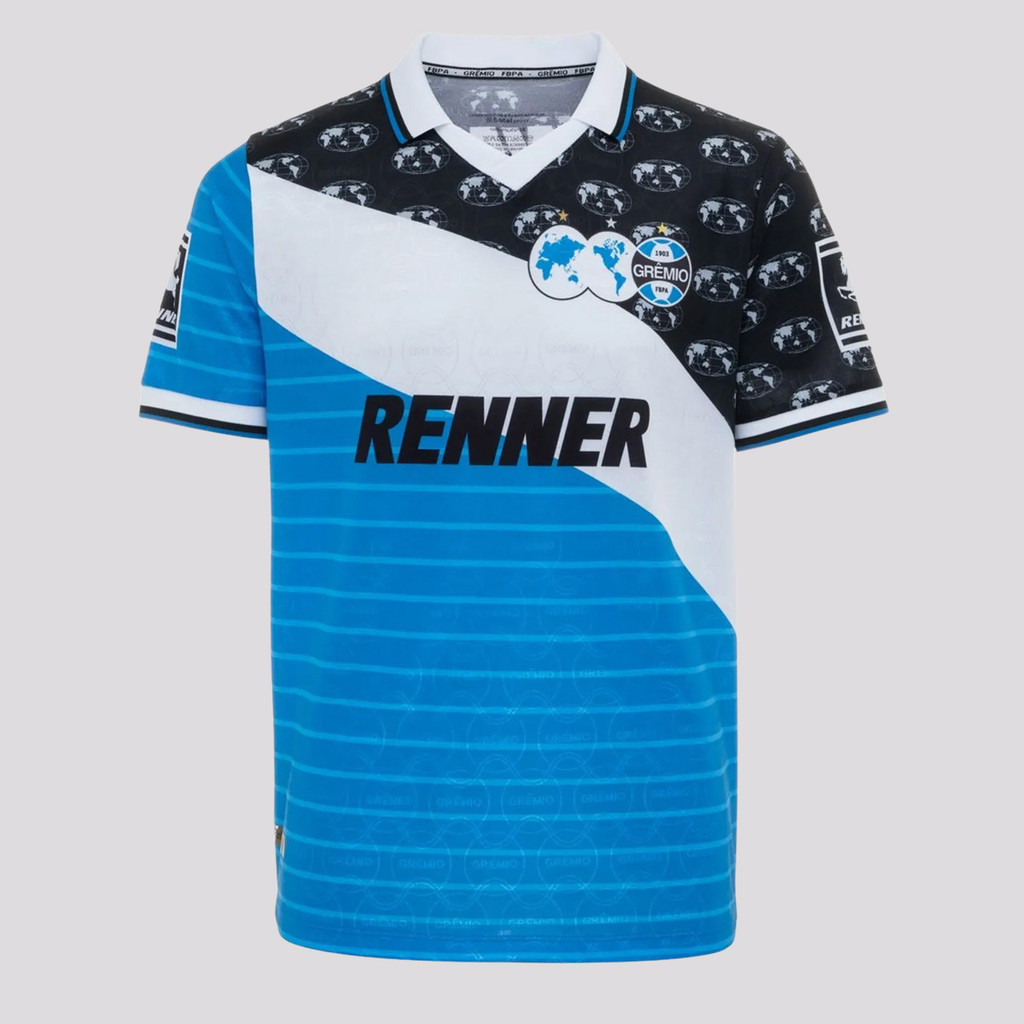 Camisa Grêmio Retrô 1996 Negresco em Oferta na Shopee