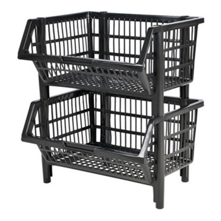 2 Und. Cesto Expositor Reforçado Gondola Organizador Empilhável Multi Uso Varias Cores 44 X 34 X 26 cm em Oferta na Shopee